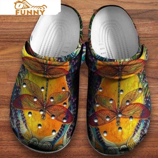 Hippie Life Dragonfly Crocs.jpg