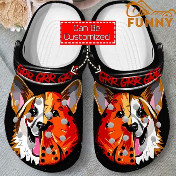 Honor Mask Corgi Crocs Classic Clog 1.jpg