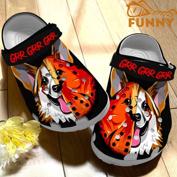 Honor Mask Corgi Crocs Classic Clog 2.jpg