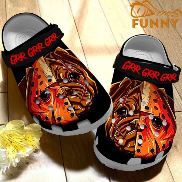 Honor Mask Pug Dog Crocs Classic Clog 2.jpg