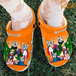 Huskyvengers Husky Crocs Orange 1.jpg