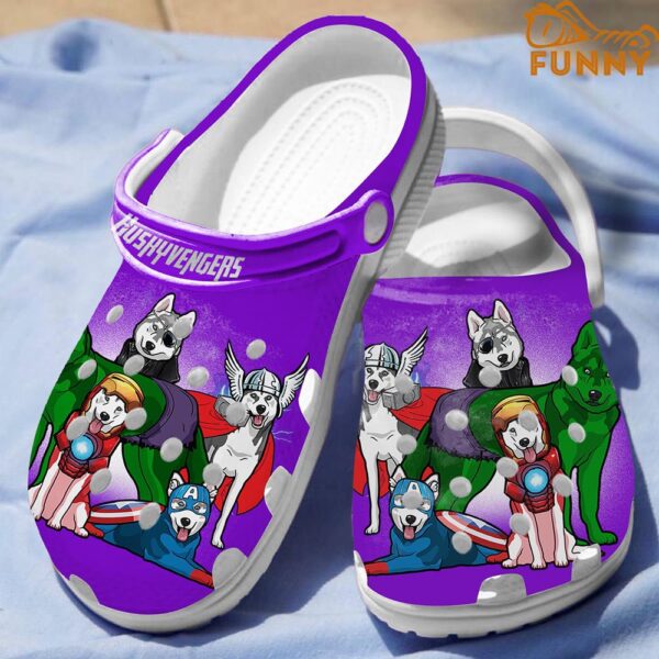 Huskyvengers Husky Crocs Purple 1.jpg