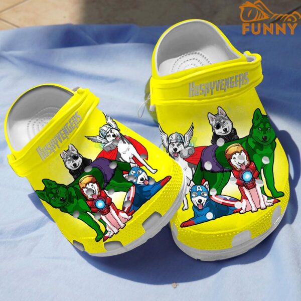 Huskyvengers Husky Crocs Yellow 2.jpg