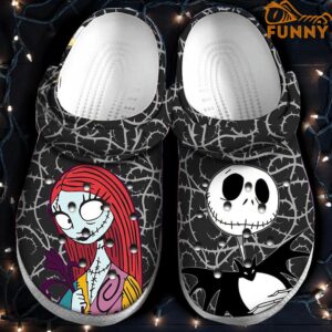 Jack Skellington And Sally Black Crocs 1.jpg