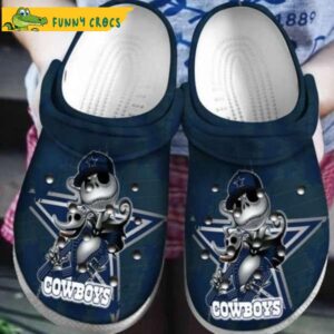 Jack Skellington Dallas Cowboys Crocs Clog Shoes 1.jpg