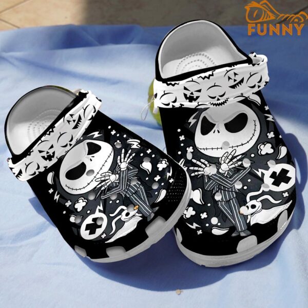 Jack Skellington Dark Black Crocs 1.jpg