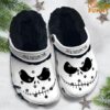 Jack Skellington Face Fleece Christmas Crocs 2.jpg