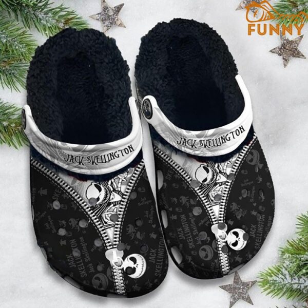 Jack Skellington Nightmare Before Christmas Fleece Crocs 2.jpg