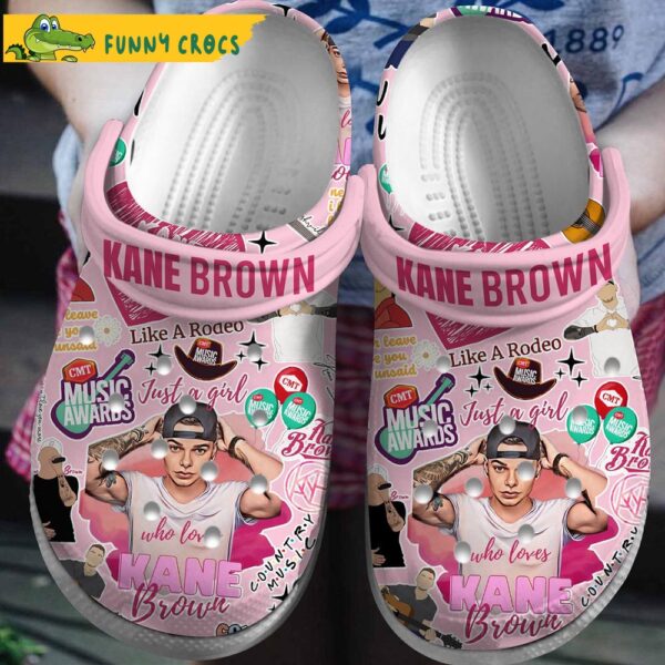 Kane Brown Music White Crocs Clog Shoes 1.jpg