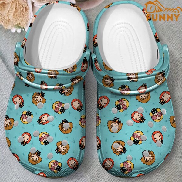 Kawaii Girl Harry Potter Crocs Light Blue 2.jpg