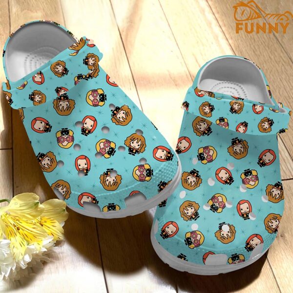 Kawaii Girl Harry Potter Crocs Light Blue 3.jpg