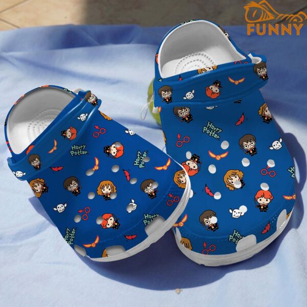 Kawaii Trio Harry Potter Crocs Dark Blue 2.jpg