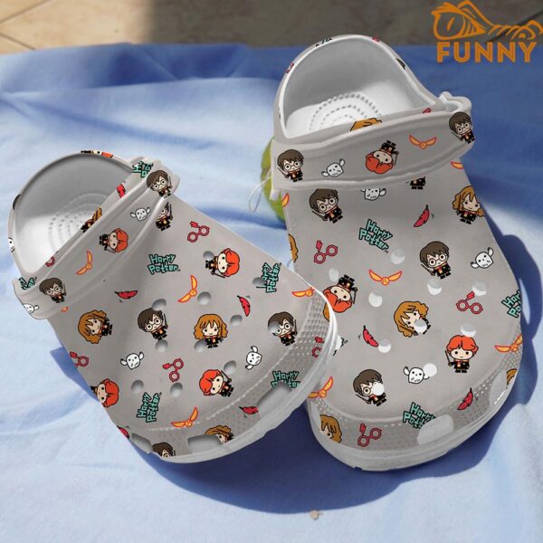 Kawaii Trio Harry Potter Crocs Grey 1.jpg