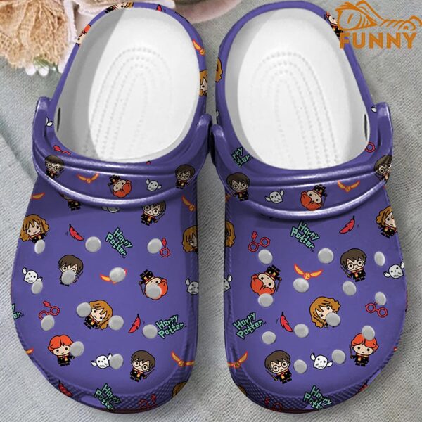 Kawaii Trio Harry Potter Crocs Purple 2.jpg