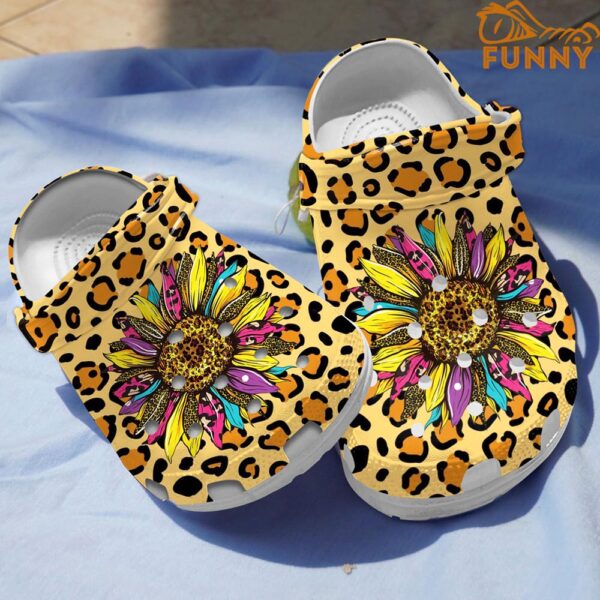 Leopard Sunflower Hippie Crocs 1.jpg