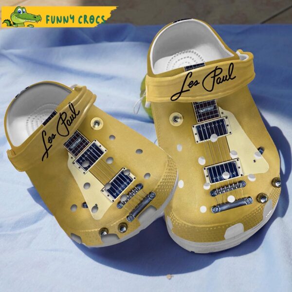 Les Paul Guitar Music Gifts Crocs Slippers 1.jpg