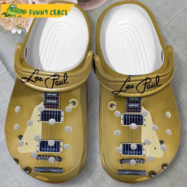 Les Paul Guitar Music Gifts Crocs Slippers 2.jpg