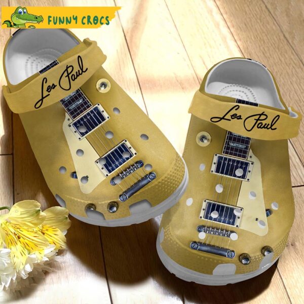 Les Paul Guitar Music Gifts Crocs Slippers 3.jpg