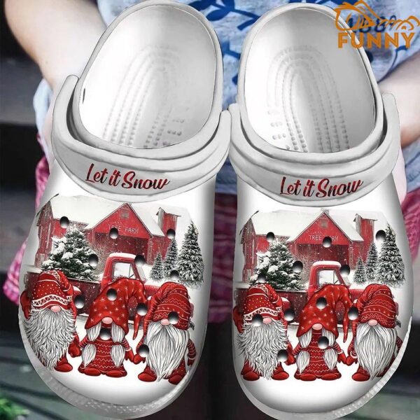 Let It Snows Gnomies Christmas Crocs 1.jpg