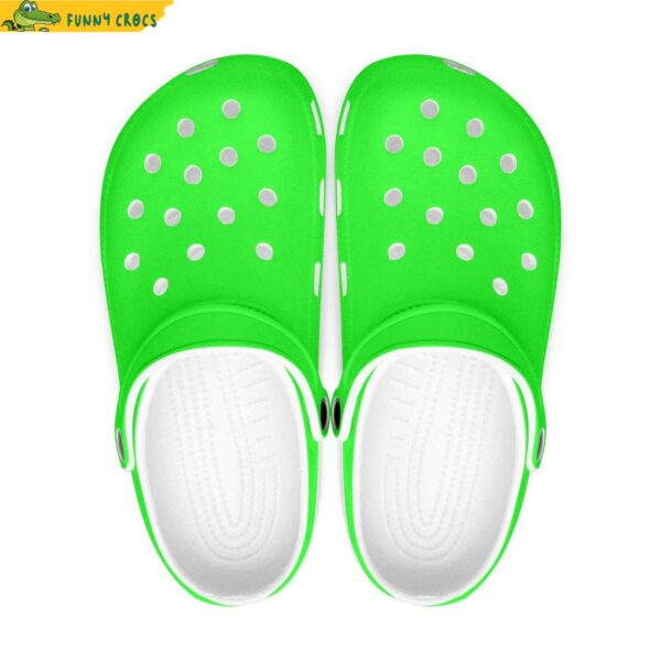 Lime Green Crocs Clog Shoes 2 1.jpg