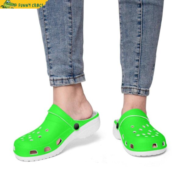 Lime Green Crocs Clog Shoes 3 1.jpg