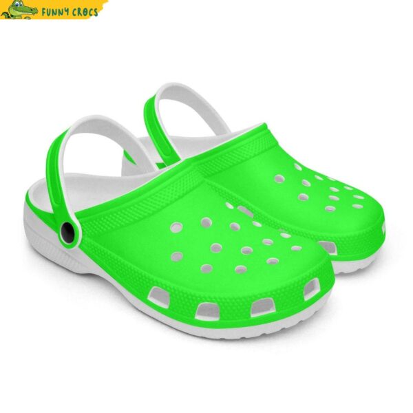 Lime Green Crocs Clog Shoes.jpg