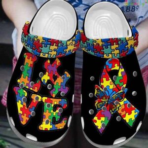 Love Autism Butterfly And Ribbon Puzzle Pieces Crocs.jpg