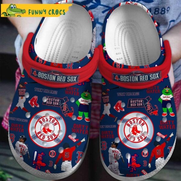 MLB Boston Red Sox Crocs Clog Shoes 1.jpg