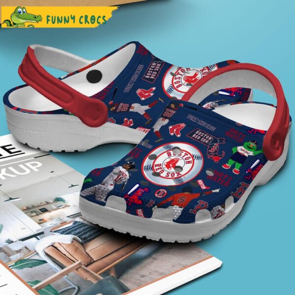 MLB Boston Red Sox Crocs Clog Shoes 2.jpg