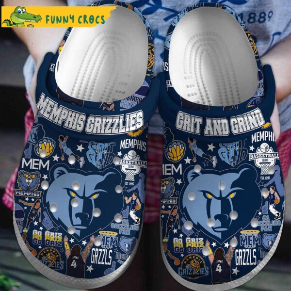 Memphis Grizzlies NBA Crocs Clog Shoes 1.jpg