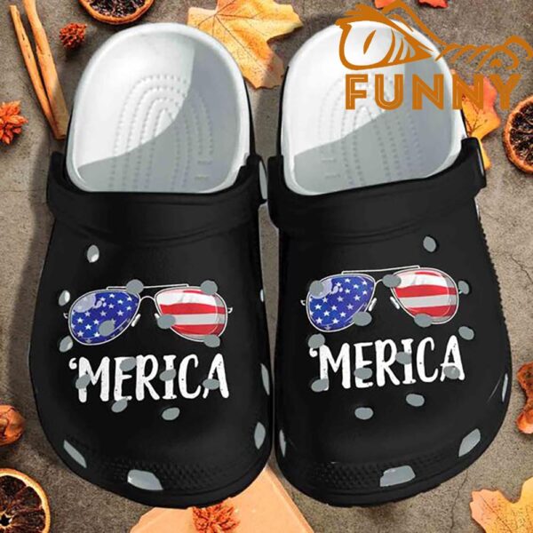 Merica Sunglasses American Flag Crocs.jpg