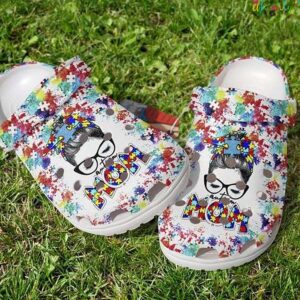 Mom Messy Bun Puzzle Pieces Paint Color Crocs.jpg