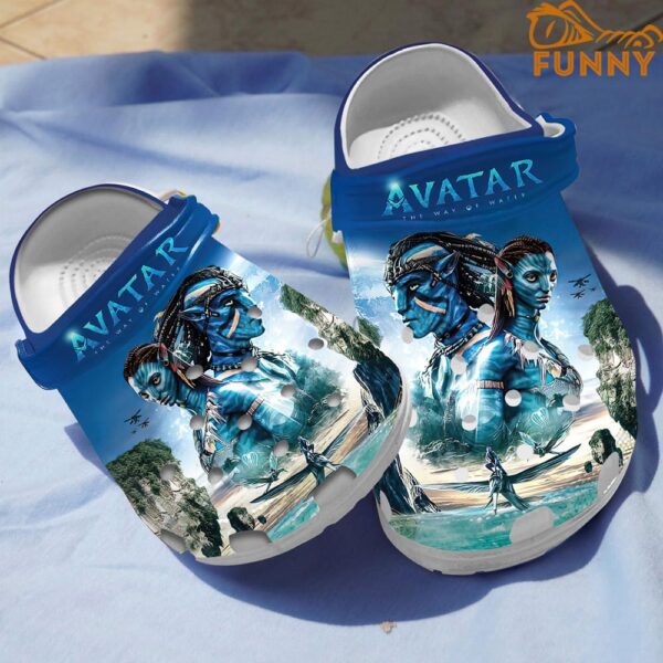 Movie Avatar The Way of Water Blue Crocs 1.jpg