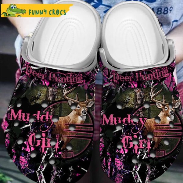 Muddy Girl Deer Hunting Crocs Clog Shoes 2.jpg