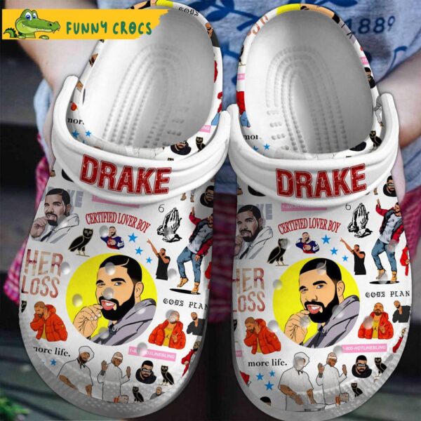 Music Drake Rapper Crocs Clog Shoes 3.jpg