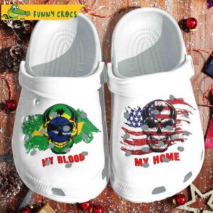 My Blood Brazil My Home Usa Flag Skull Bone Crocs.jpg