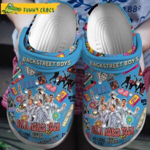 New Backstreet Boys Music Blue Crocs Clog Shoes 1.jpg