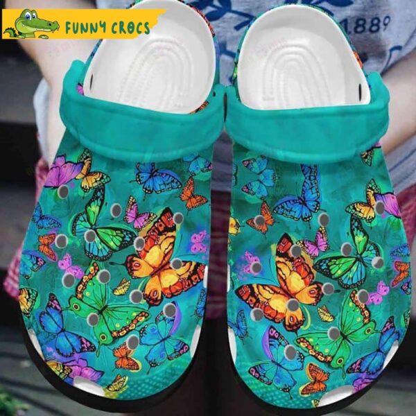 New Style Butterfly Crocs Clog Shoes.jpg