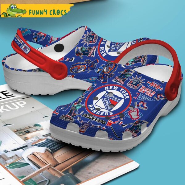 New York Rangers NHL Crocs Clog Shoes 2.jpg