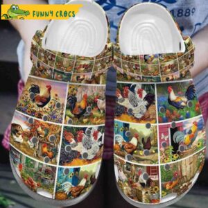 Noisy Chicken Farm Animal Crocs Clog Shoes.jpg