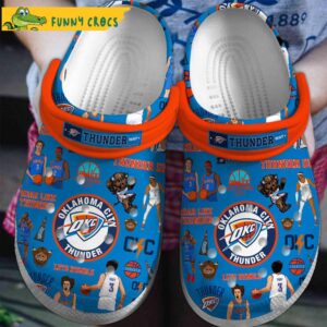 Oklahoma City Thunder NBA Crocs Clog Shoes 1.jpg