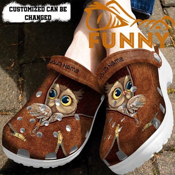 Owl Zipper Crocs Classic Clog 2.jpg