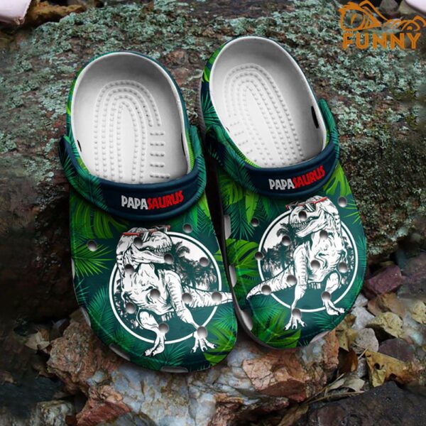 PaPasaurus Gift For Dad Dinosaur Crocs 2.jpg