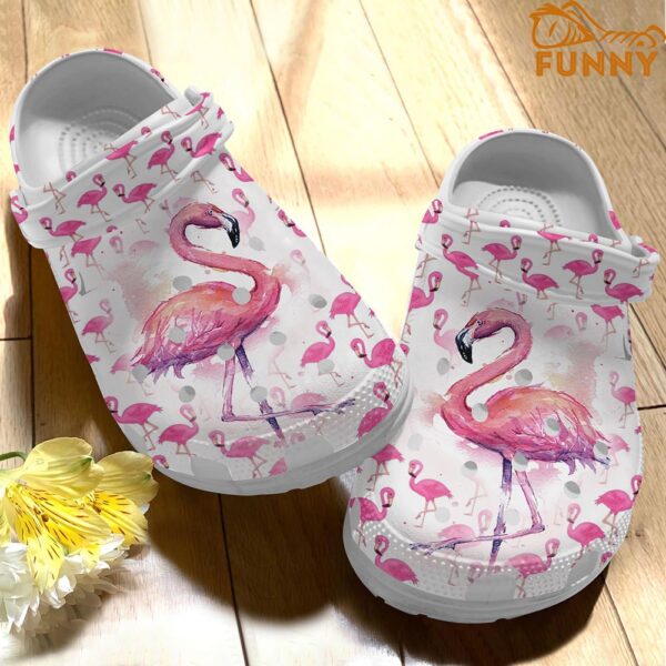 Painting Band Flamingo Crocs 1.jpg