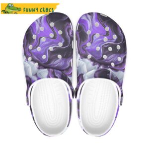 Passion Purple Marble Crocs Clog Shoes.jpg