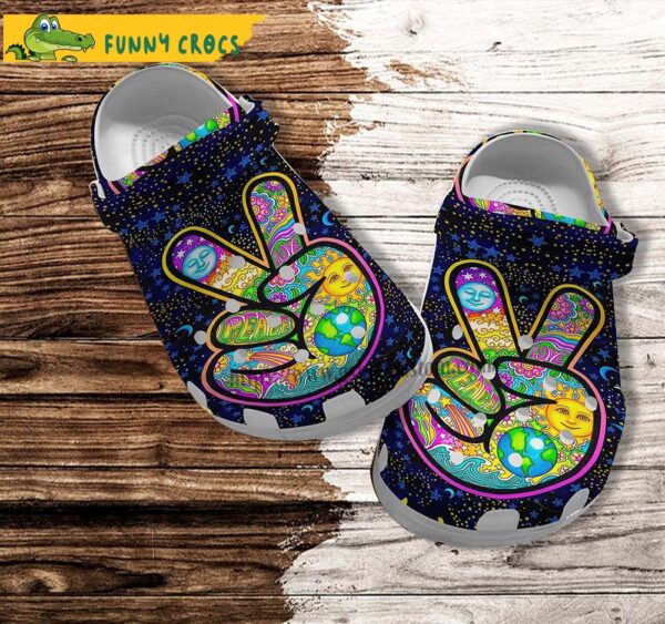 Peace Weed Funny Earth Sun Moon Weed Crocs.jpg