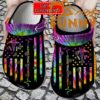 Personalized American Nurse Practitioner Tie Dye Crocs 1.jpg