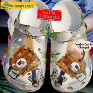 Personalized And Number Butterfly Baseball Crocs 1.jpg