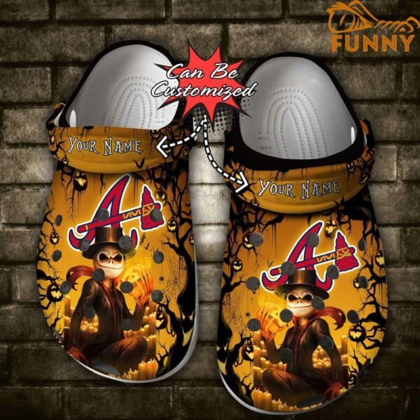 Personalized Atlanta Braves Crocs Nightmare Before Christmas Halloween.jpg