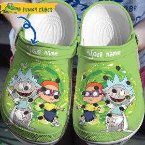 Personalized Baby Rick And Morty Crocs Clog Shoes 1.jpg